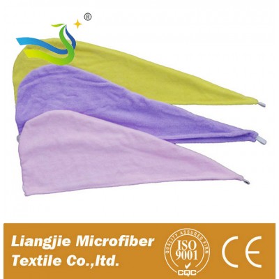 Hot selling factory direct custom made high absorbing microfiber hair dry towel hair turban hair wraps