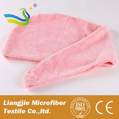 Wholesale factory direct custom made fashionable design microfibre hair towel turban towel for hair