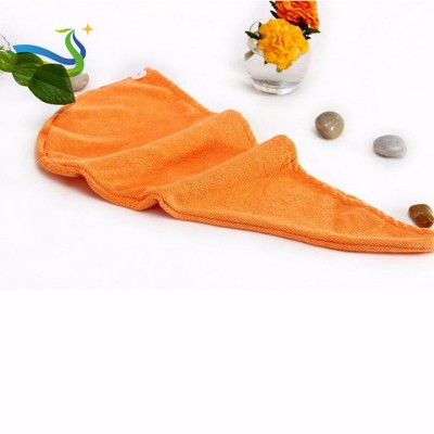 2020 new fashion button style quick dry hair turban factory quality Amazon hot sale microfiber towel for women