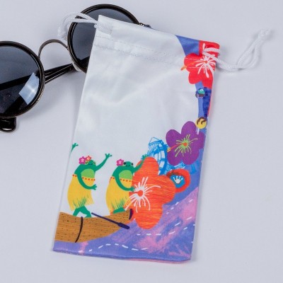 Multipurpose microfiber pouch for sunglasses phone lens factory wholesale direct supply support customized