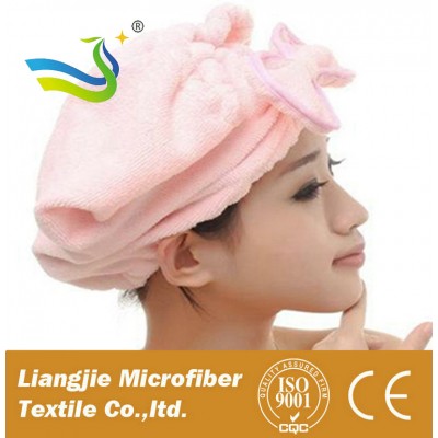 China best selling microfiber hair turban quick dry simple fashion wholesale custom logo